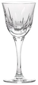 Taça de Cristal Lapidado Artesanal para Licor  Incolor