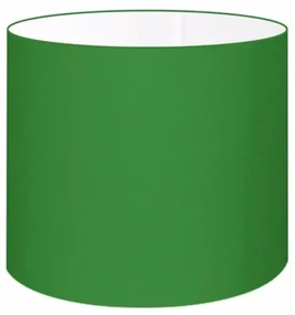 Cúpula Abajur Cilíndrica Cp-7013 Ø30x30cm Verde Folha