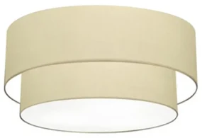 Plafon Para Dormitório Cilíndrico SD-3017 Cúpula Cor Algodão Crú