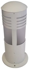 Balizador Sobrepor Ip65 30cm Aluminio Branco