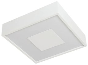 Plafon Dona 27X27Cm Led 16,4W Bivolt | Usina 19295/27 (GF-M Grafite Metálico, 3000k)