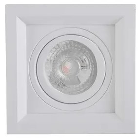 Plafon Embutir Aluminio 13,8Cm - BRANCO