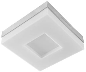 Plafon Led Sobrepor Quadrado Branco 9W 1125Lm Asturias - LED BRANCO FRIO (6500K)