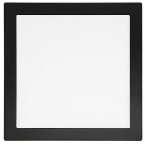 Plafon Led Embutir Quadrado Preto 18W Yamamura - LED BRANCO FRIO (6000K)