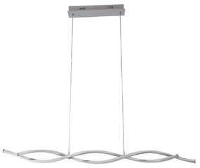 Pendente Led Metal Aluminio Branco 30W Flow - LED BRANCO NEUTRO (4000K)