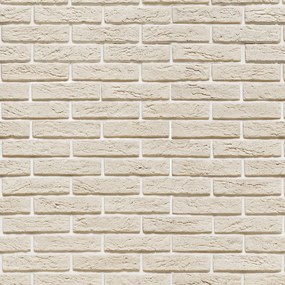 Papel de parede adesivo tijolo branco amarelado