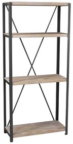 Estante Industrial 4 Prateleiras Taiga Marfim - TD 56617