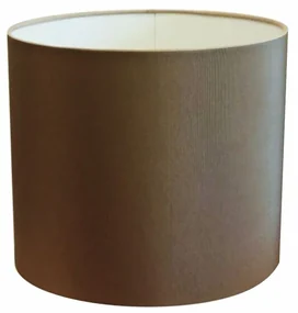 Cúpula Abajur Cilíndrica Cp-8016 Ø35x30cm Cáqui