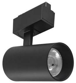 Spot Led Para Trilho Aluminio Preto 7w 700lm 3000k Trace