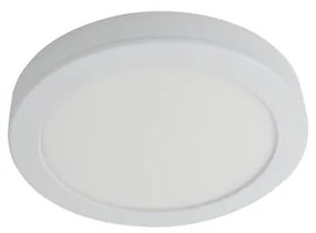 Plafon Led Embutir Redondo 5W Branco 9Cm - LED BRANCO QUENTE (3000K)