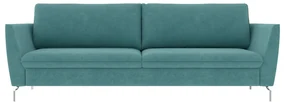 Sofá Decorativo Sala de Estar 230cm Olívia Suede Turquesa G52 - Gran Belo