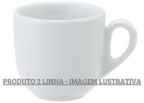 Xicara Chá 250Ml Sem Pires Porcelana Schmidt - Mod. Pampa 2° Linha 125