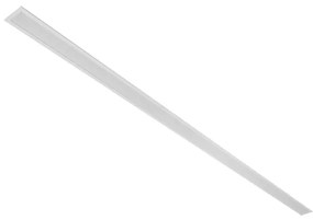 Perfil Embutir Linear Aluminio Branco 1m Simple Way