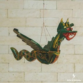 Escultura Dragão Voador Naga | Bali