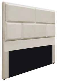 Cabeceira Casal Brick P02 140 cm para cama Box Suede - ADJ Decor