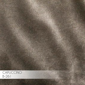 Sofá 2 Lugares Sala de Estar Eros 150 cm Veludo Capuccino Base Fixa G15 - Gran Belo