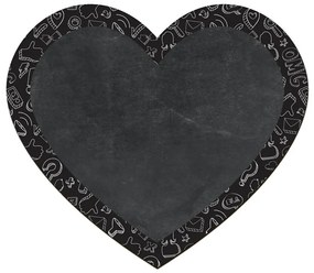 Quadro Lousa Decorativo "Coração"23,5x 26,6 cm - D'Rossi