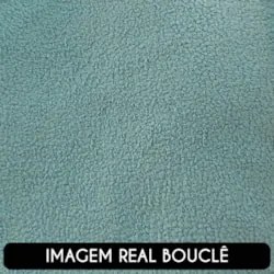 Poltrona Decorativa Orgânica para Sala Kit 2 Belarus Z08 Boucle Azul -