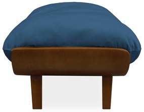 Cama Pet Costela para Cães e Gatos Almofadada Suede Azul Marinho