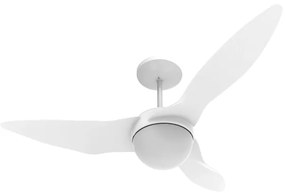 Ventilador De Teto Metal Vidro Branco 220v Terral