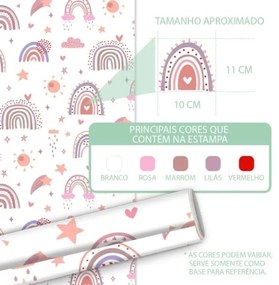 Adesivo de parede boho chuva de amor perfeito para menina