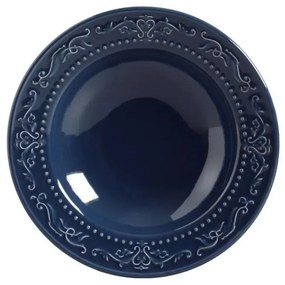 Prato Fundo 22Cm Acanthus Deep Blue - Porto Brasil