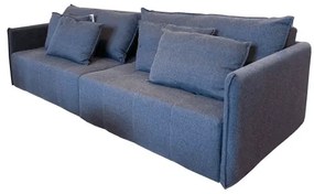 Sofa Retratil Carmin 2 Lugares Tecido Linho Grafite 176cm - 73730 Sun House