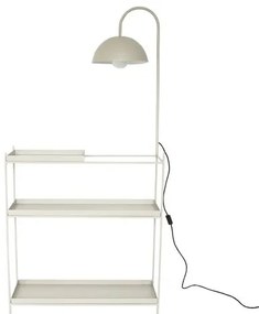 Aparador Wire Com Luminária Aço Carbono Porcelana - 73824 Sun House