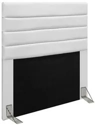 Cabeceira Cama Box Solteiro 90cm Rubi W01 Corano Branco - Mpozenato