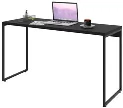 Mesa de Escritório Escrivaninha 135cm Dynamica Industrial C08 Preto Ôn