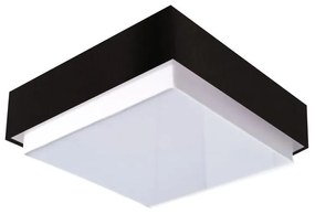 Plafon Quadrado Vivare Md-3092 Cúpula em Tecido 60x60cm - Bivolt