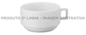 Xicara Café Com Leite 270 Ml Porcelana Schmidt - Mod. Protel 2° Linha 073