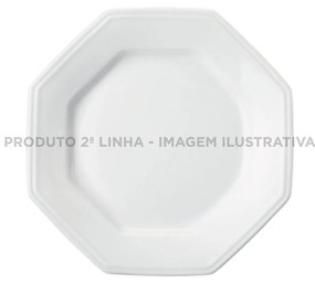 Prato Sobremesa 20Cm Porcelana Schmidt - Mod. Prisma 2° Linha 077