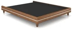 Cama Casal Base Box 140cm Many P02 Sintético Caramelo - Mpozenato