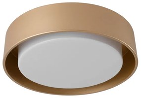 Plafon De Sobrepor Aluminio 36Cm Dubai - DOURADO