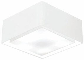 Plafon Para Corredor Quadrado SC-3039 Cúpula Cor Branco