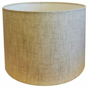 Cúpula Abajur Cilíndrica Cp-7022 Ø45x30cm Rustico Bege