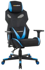 Cadeira Gamer Executiva PRO-X Gaming Reclinável Giratória Preto/Azul G56 - Gran Belo
