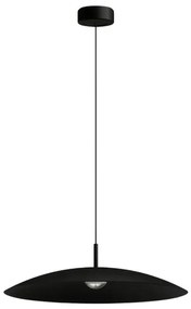 Pendente Led Aluminio 12W 60 3000K 60Cm Plato - PRETO