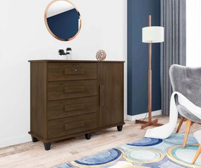 Cômoda Sapateira Grécia Noce - RV Móveis