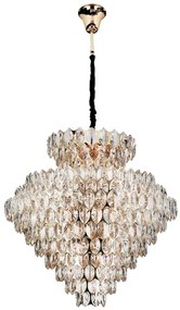 Pendente Cristal Metal Ouro Frances 1,18m Sanke