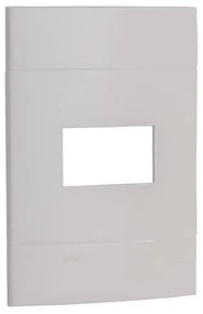 Placa 4x2 Termoplastico Branco 1 Modulo Decor