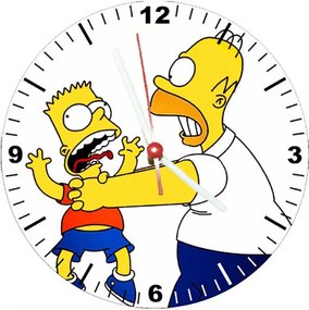 Relógio Decorativo Simpsons Estrangular