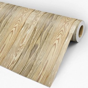 Papel de parede adesivo madeira tábuas marrom claro