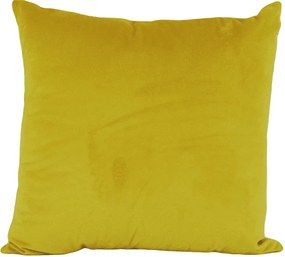 Capa Almofada Suede Amarelo ouro 43x43cm - LISO