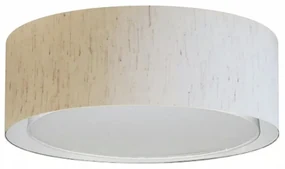 Plafon Para Corredor Cilíndrico SC-3038 Cúpula Cor Linho Bege