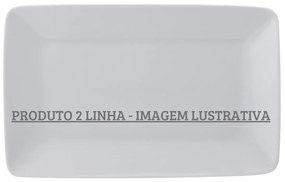 Prato Retangular 31Cm Porcelana Schmidt - Mod. Usa 2° Linha 108