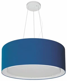 Pendente Cilíndrico Azul Marinho MJ-4124 Para Mesa de Jantar e Estar