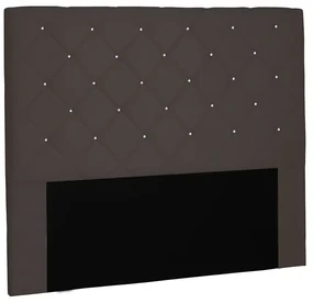 Cabeceira Cama Box Casal Queen 160cm Tânia Suede Café - Sheep Estofados - Marrom