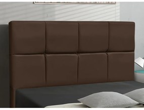 Cabeceira Roma para Cama Box Casal 140 cm Corino - D'Rossi - Marrom